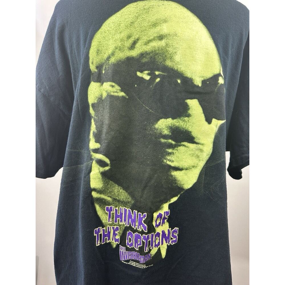 The Invisible Man T-Shirt Black Universal Studios Movie Promo Size XL Top - Picture 4 of 9